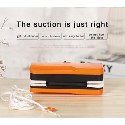 1PC Car Window Cleaner Double-sided Portable Magnetic Glass Wiper Tools Household Glass Wiper For Window Cleaning Brush