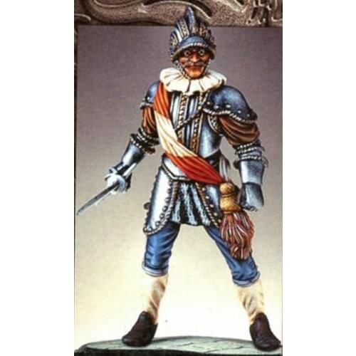 New Unassembled1/24 75mm ancient man warrior (WITH BASE ) Resin Figure Unpainted Model Kit