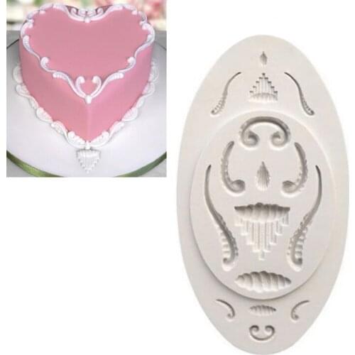 Cake Side 100% Platinum Silicone Sugarcraft Mold Fondant Cake Decorating Tools Bakeware