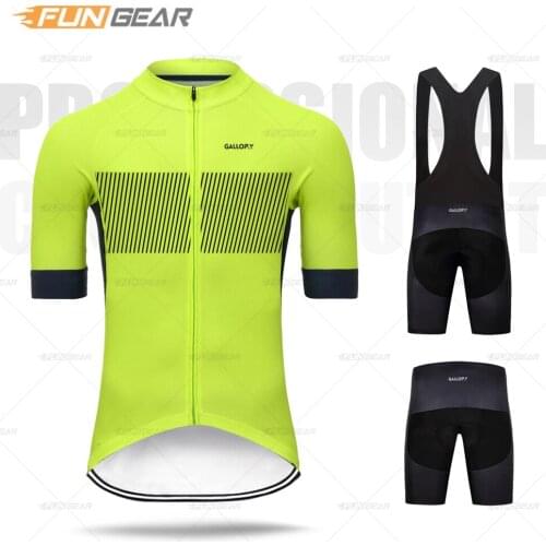 Road Bike Short Sleeve Cycling Jersey Set Men Biking Clothing MTB Shirt Kit Breathable Sportswear Racing Uniform Cycliste Homme