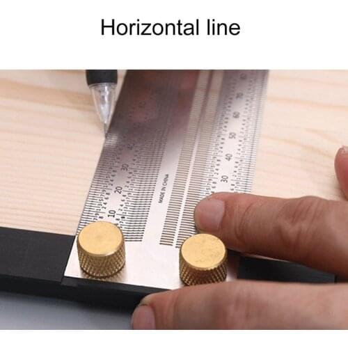 200/300/400mm Marking T-Rule Rules Woodworking Scriber Marking Rule Gauge Ruler New