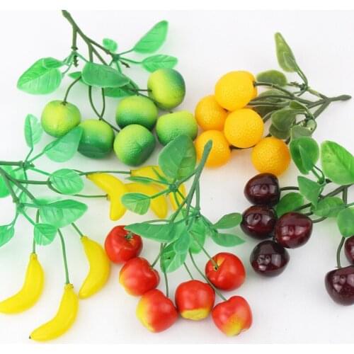 Artificial Fruit Cherries Model Home Decoration Crafts Simulation Fruit Photography Prop Home living room Decoration Photo Props