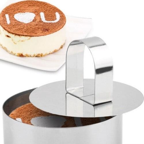 New Mould For Salad Baking Dish Diy Bakeware Tools Cupcake Mold Salad Dessert Die Mousse Ring Cake Cheese Tool Stainless Steel