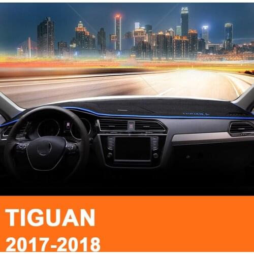 Car Dashboard Avoid light pad Instrument platform desk cover Mats Carpets LHD For Volkswagen vw Tiguan 2009-2015 2016 2017 2018