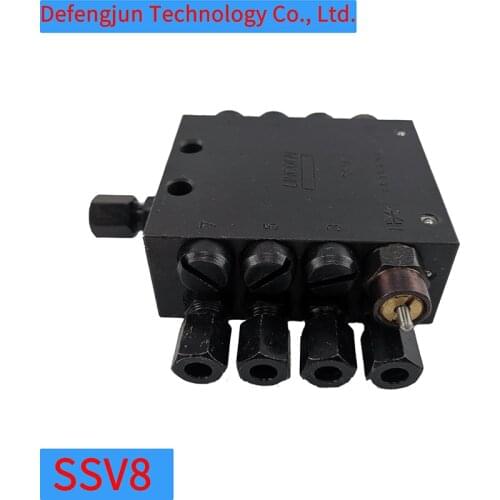 SSV8 1 In 8 Out Distributor Pump Concrete Pump Truck Paver Sany Zhonglian Grease Distributor Grease Distribution Valve
