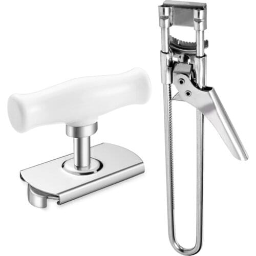 Manual Stainless Steel Can Jar Opener Adjustable Cap Lid Openers Tool Kitchen Gadgets Screw Cap Beer Cap Opener