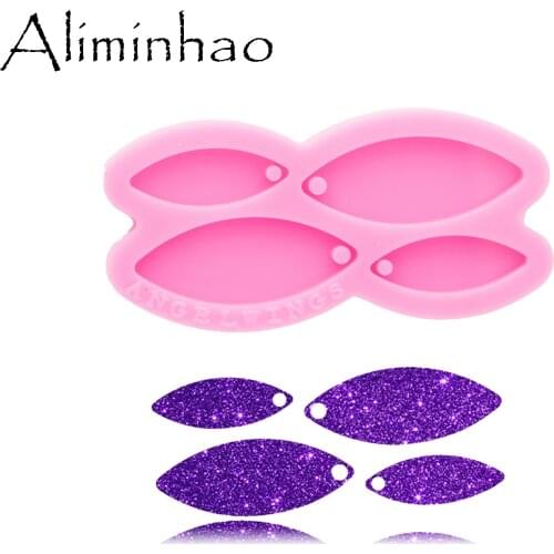 DY0794 Super Glossy tear drop hoop Earrings Resin Mold, Mould Craft Keychain, Silicone Mold For Epoxy Resin Jewellery Making