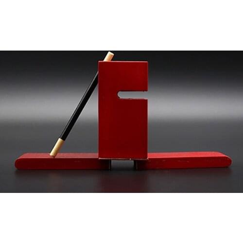 Mystery Box Wooden Magic Tricks Wand Penetrate Ring Close Up Street Mentalism Magie Illusion Prediction Gimmick Funny Props