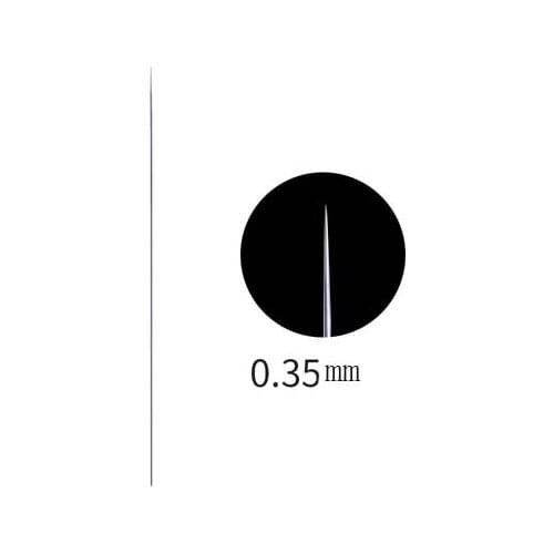 Traditional Disposable Sterilized Tattoo Needles 1RL 0.25/0.30/0.35/0.4*50mm For Tattoo Eyebrow Pen Machine Permanent Makeup