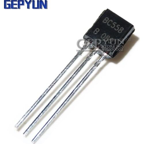 100PCS BC558B BC558 TO-92 TO92 558B triode transistor Gepyun