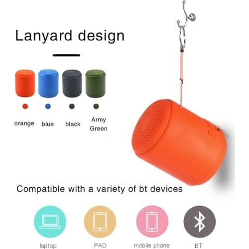 Outdoor Round Portable Mini Music stereo Sound Speakers Powerful Super Bass Wireless Small Bluetooth Speaker