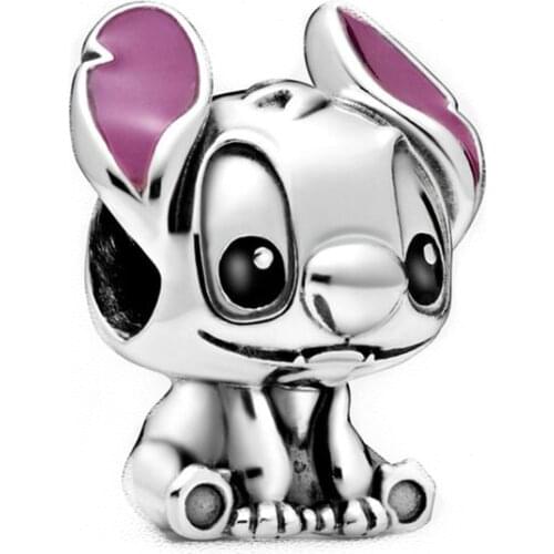 Animal Charm 100% Real 925 Sterling Silver Dog Beads Charms Fit Original Bracelet Diy Jewelry