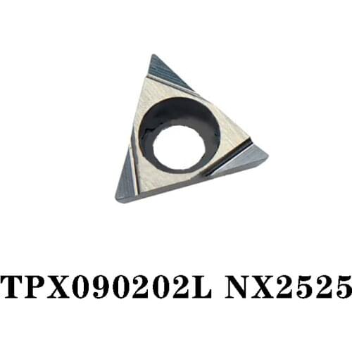100% Original TPX TPX090202L NX2525 10pcs CNC lathe Insertion Carbide Insert Imported From Japan Efficient And Durable Quality