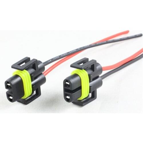 2pcs H8 H11 HID LED bulb holder H8 881 Xenon LED fog light bulb H11 H8 connector socket Wiring Harness Socket Connector Plugs