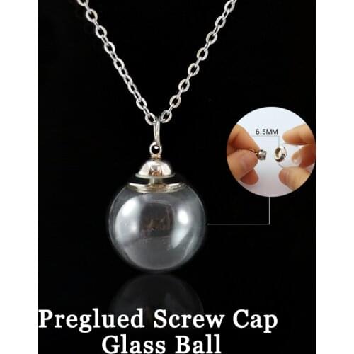 2PCS Hollow Fillable Glass Locket Hair Locket Keepsake Locket Necklace Memorial Urn Necklace for Cremation Ashes Of Loved One