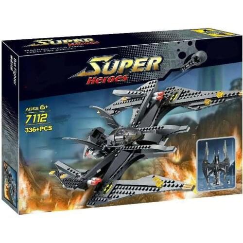 336Pcs+2 Dolls Super Soldier Hero Series Amusement Bat Fighter Model Building Blocks Toys For Kids Boys Birthday 2 Minifigures