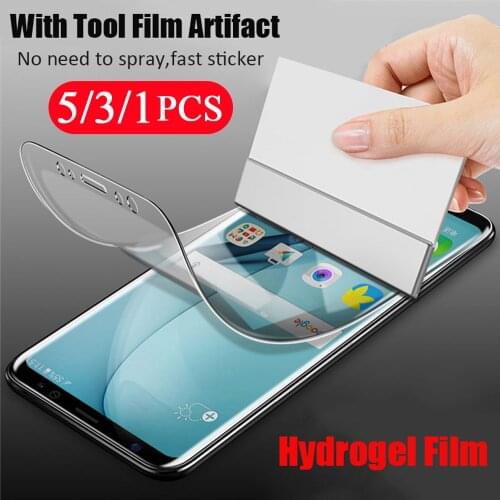 5/3/1Pcs soft protective full cover for xiaomi mi Mix 2 2s 3 mi Max 2 3 hydrogel film screen protector film Not Glass smartphone