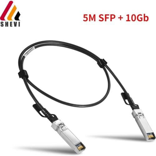 5M SFP + 10Gb DAC Copper Twinax Passive SFP Direct Passive SFP Module Cable Compatible Mikrotik cisco router Aruba hp