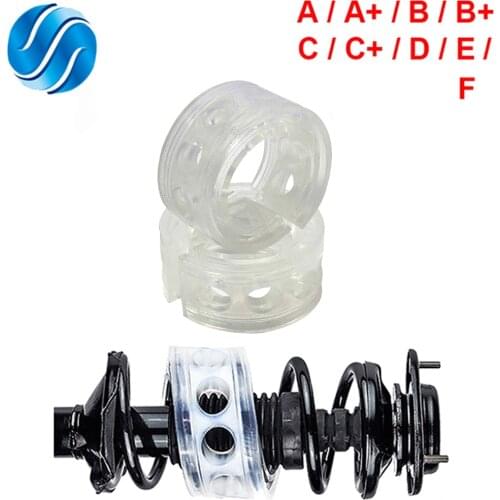 Car Shock Absorber Spring Bumper Power Rubber Buffer A/A+/B/B+/C/C+/D/E/F Type Urethane High Elasticity Strength Safety 2PCS
