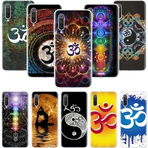 Aum Om Yoga Phone Case For Xiaomi Mi Note 10 11 9 8 10T 9T CC9 A1 A2 A3 5X 6X Pocophone F1 X3 F2 Pro Lite Coque Cover