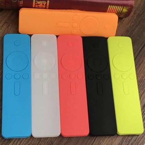 Candy Color Remote Cover for Xiaomi TV 4A Soft Silicone Voice Control Remote Protective Case for Xiaomi TV Box