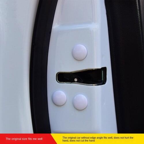 For toyota Camry 2018 Car Interior Door Lock Screw Protector Cover Anti-Rust Cap Trim Stickers 12Pcs