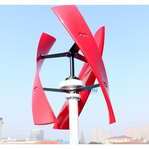 FLTXNY 600w 12v 24v 48v 300RPM Vertical Wind Turbine Maglev Wind Generator With 1000w ON Grid Tie Inverter for home use