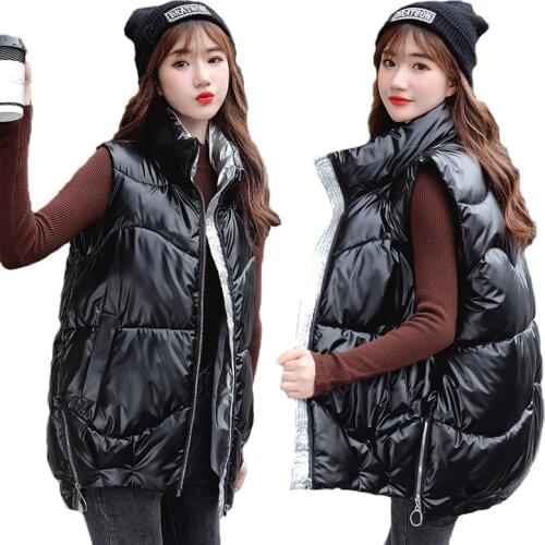 Fashion Winter Coat Women Hooded Warm Vest Plus Size Candy Color Cotton Jacket Female Women Wadded Feminina 2020