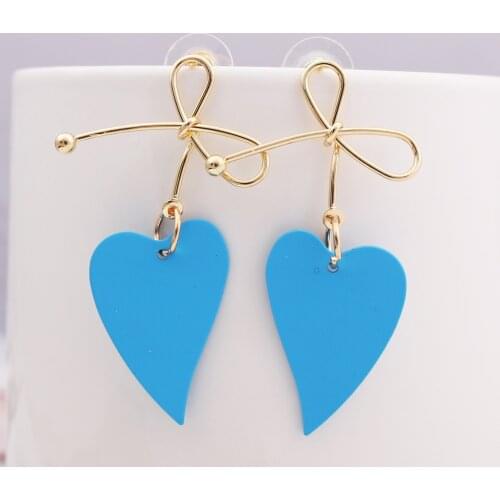 Fashion Temperament Simple Pearl Bow Ear Stud Earrings Exquisite Cute Girly Heart Sweet Super Fairy Earrings FriendS Gift
