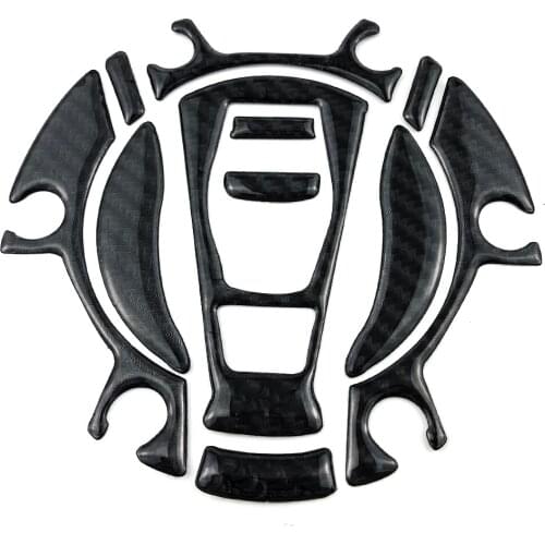 Motorcycle Carbon Fiber Fuel Gas Oil Cap Cover Tank Pad Tankpad Protector Sticker Decals For BMW R1200RT ADV R1200R RS