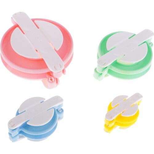 4 Pieces Easy Pompom Maker Plush Fluff Ball Weaver Needle Knitting Tool Kit DIY