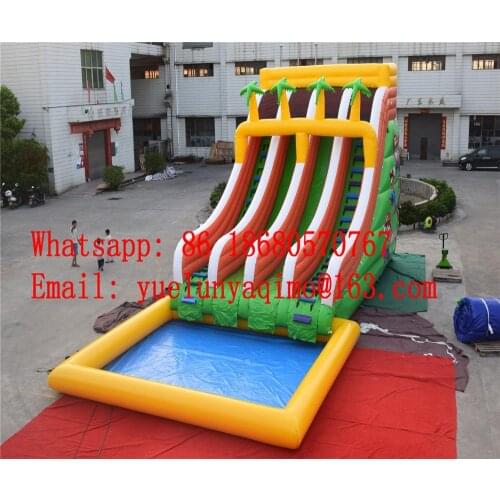 Inflatable water slide famous cartoon theme slide hot summer