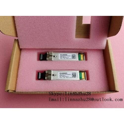 2 pcs Original Hua Wei 10G module 10km,10G-1310nm-10km-SM-SFP+, single mode SFP transceiver with SFP+ port, high speed