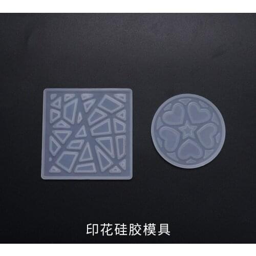 DIY Crystal Gutta Percha Mold Printing Mold Irregular Imitation Paper Cut Window Pattern Silicone Mold Molds