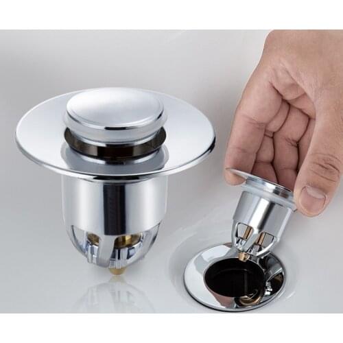 Bounce Core for Sink Drain Pipe Plug-in Bounce Head for Sink Pop-Up Bounce Drain Deodorant Bath Stopper Kitchen Bathroom Tool