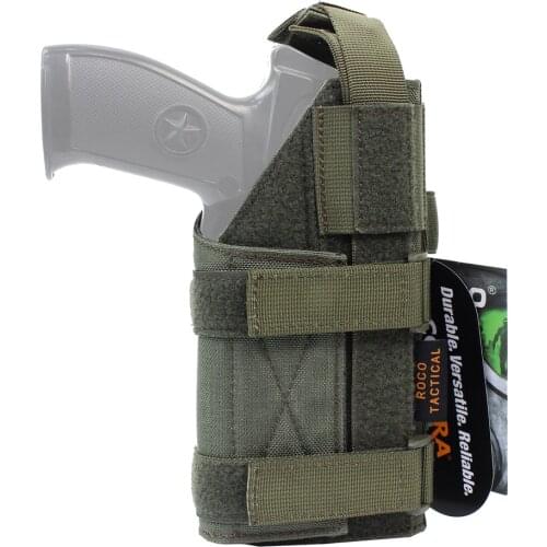 ROCOTACTICAL Military Tactical Sniper Waist Gun Bag Molle Modular Belt Pistol Holster for Right Handed Shooters Glock Series