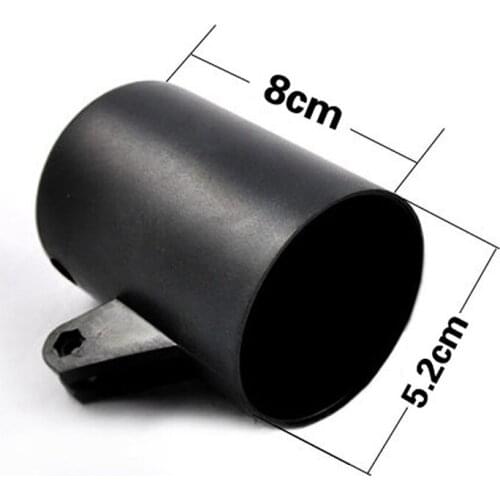 Universal Black 2'' 52mm Truck Motor Car Dashboard Meter Bracket Cup Gauge Cover Mount Holder Pod Protecter Single Hole