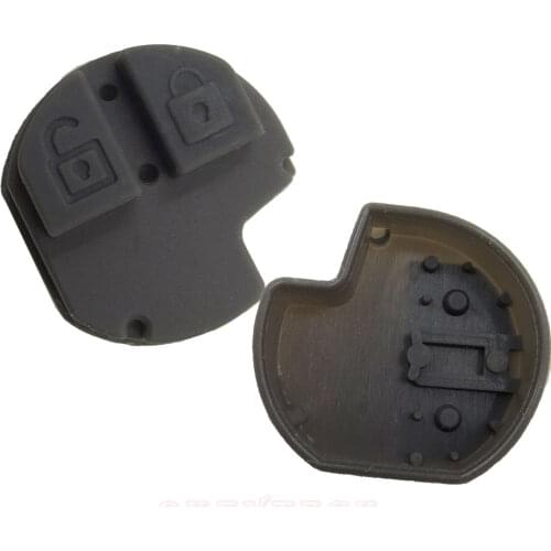 2 Buttons Replacement Remote Fob Car Key Case Repair Silicone Pad for Suzuki Key Swift Grand Vitara SX4 Liana Key Shell Pad