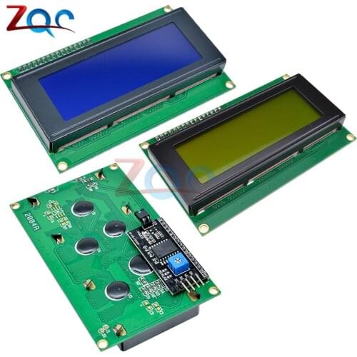LCD2004 IIC/I2C LCD Display Monitor 2004 20X4 5V Character Blue Yellow Backlight Screen LCD2004 IIC I2C for arduino LCD display