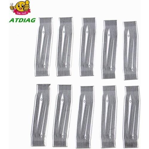 10PCS/LOT Flat LCD Connector Ribbon Cable For Peugeot 206 Dashboard Instrument Cluster OBC Dead Pixel Repair