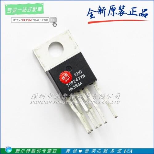 100% New original TOP247YN TO-220-6 165W AC DC switching converter Free shipping