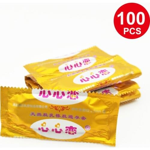 100PCS Large Oil Condom for Man Delay Sex G Spot Condoms Intimate Erotic Toy for Men Safer Contraception Female Condom