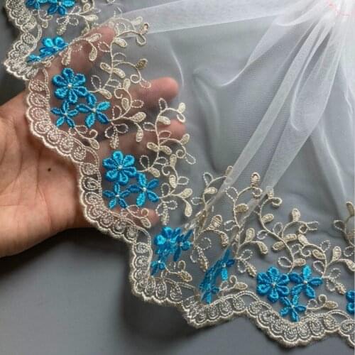 2 Yard/Lot Exquisite Embroidered Lace Trim Lace Fabric Quality Lace Ribbon DIY Craft Sewing Dress Clothing Accessor