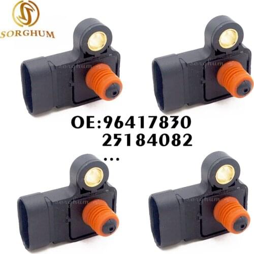 4PCS MAP Sensor 96330547 96417830 25184081 96482570 For Chevy Aveo 1.4 16V Daewoo Matiz KALOS 2.0 16V