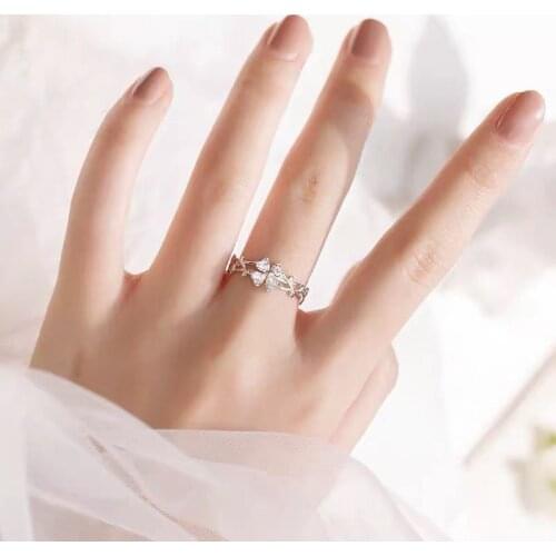 925 sterling silver jewelry with fashion personality Korean luxury ins tide jewelry for women girlfriend party gifts