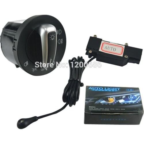 Aux Cable Adapter Switch OEM Chrome Switch Auto Headlight Sensor Head Light switch
