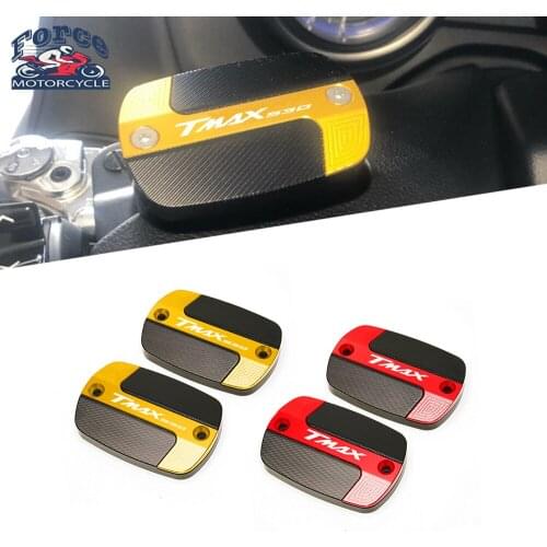 For YAMAHA Tmax530 Tmax560 T-Max 530 TMAX 500 530 560 SX DX CNC Motorcycle Front Brake Fluid Fuel Reservoir Tank Oil Cap Cover