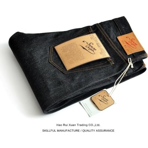 Sauce Origin 915-Pi Mens Jeans Men Designer Jeans for Men Taper Fit Selvedge Denim Raw Jeans Button Fly Handmade Vintage