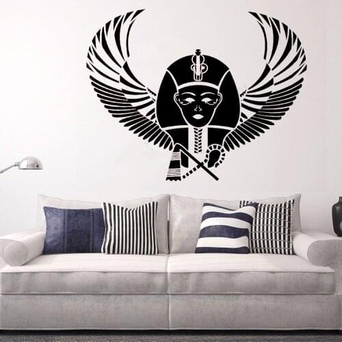 Art Wall Sticker Ancient Wall Decoration Vinyl Art Poster Removeable Mural Egypt Home Decal Pharaoh Sticker LY112
