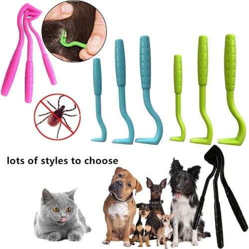 HOT 3PCS Pet Flea Remover Tool Scratching Hook Remover Pet Cat Dog Grooming Supplies Tick Picker Flea Removal Tool Pet Comb